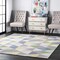 Nuloom Bianca Triangles Area Rug 3ft x 5ft HJHK110A-305 - alternate 1